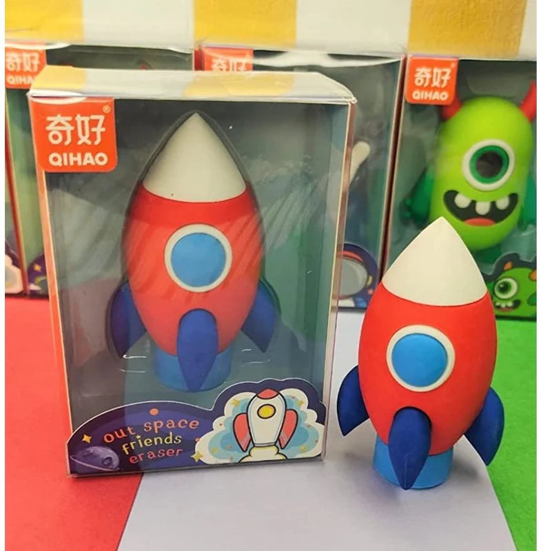 3D Big Erasers in Space Theme (1pack) - Image 3