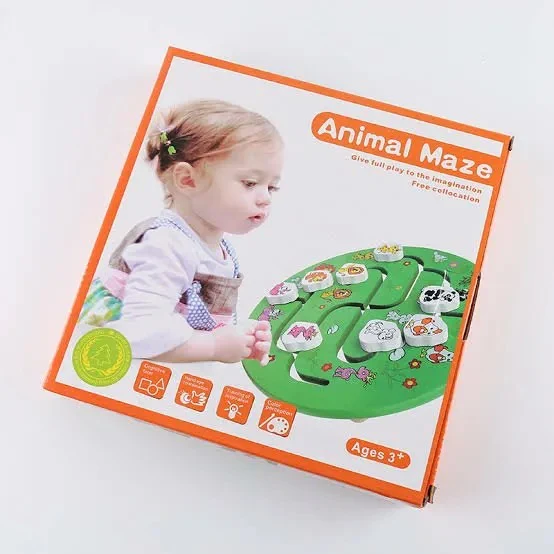 Animal Wooden Maze Game - Image 2