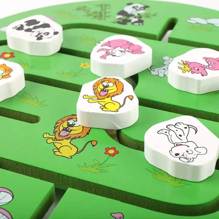 Animal Wooden Maze Game - Image 4