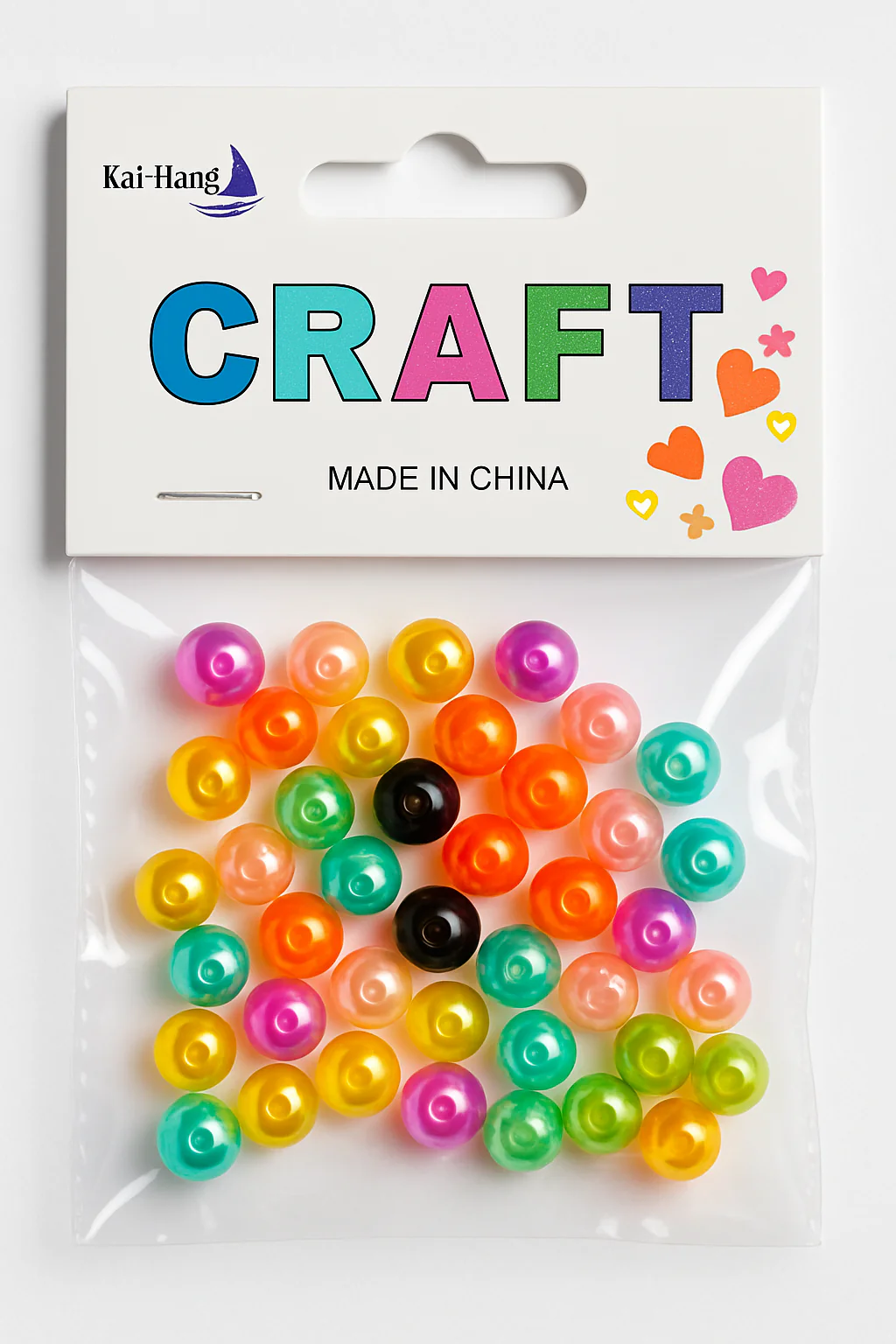 Art & Craft Pearl Beads - Different Shapes - Multicolour - CRAFT - Image 3
