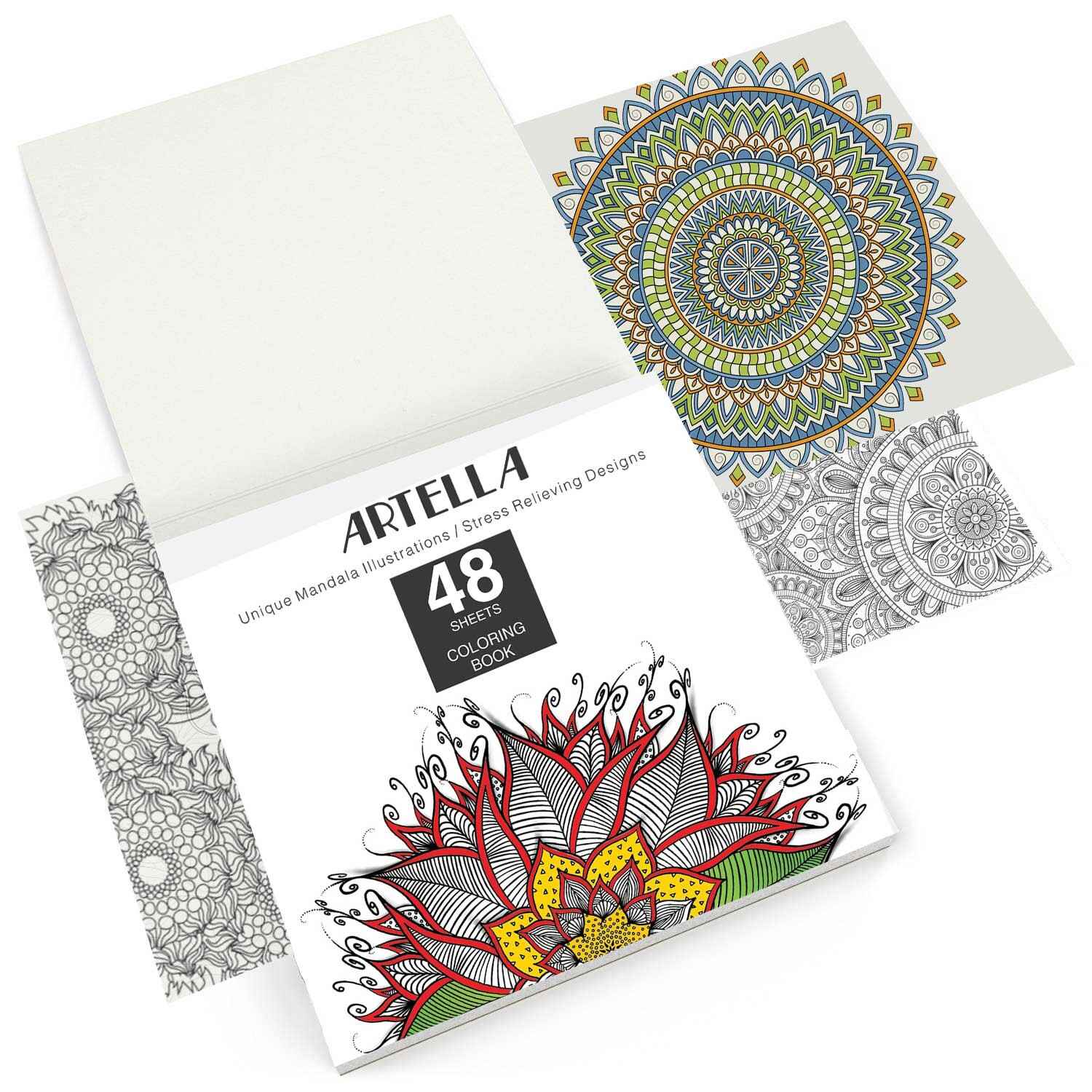 Artella Mandala Art Coloring Book - Image 2