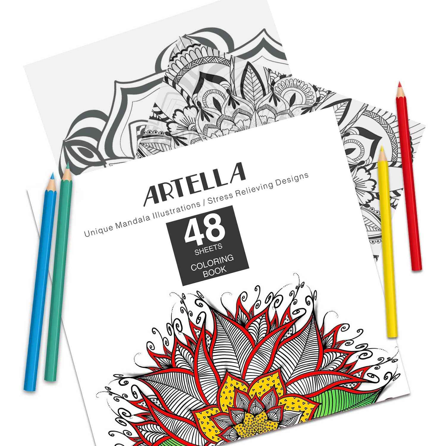 Artella Mandala Art Coloring Book - Image 3