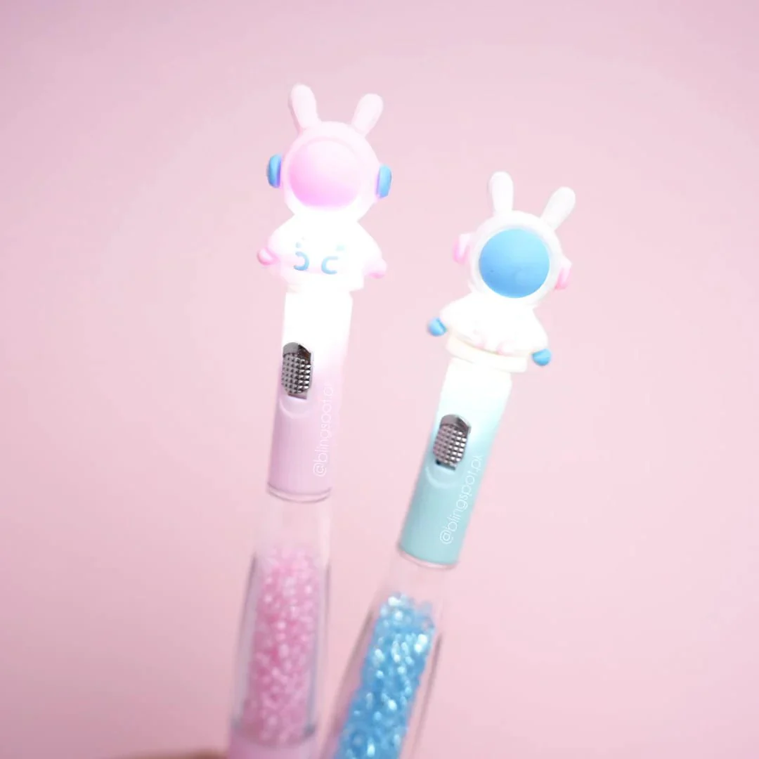 Astronaut Crystals Bunny Light Gel Pen - Image 3