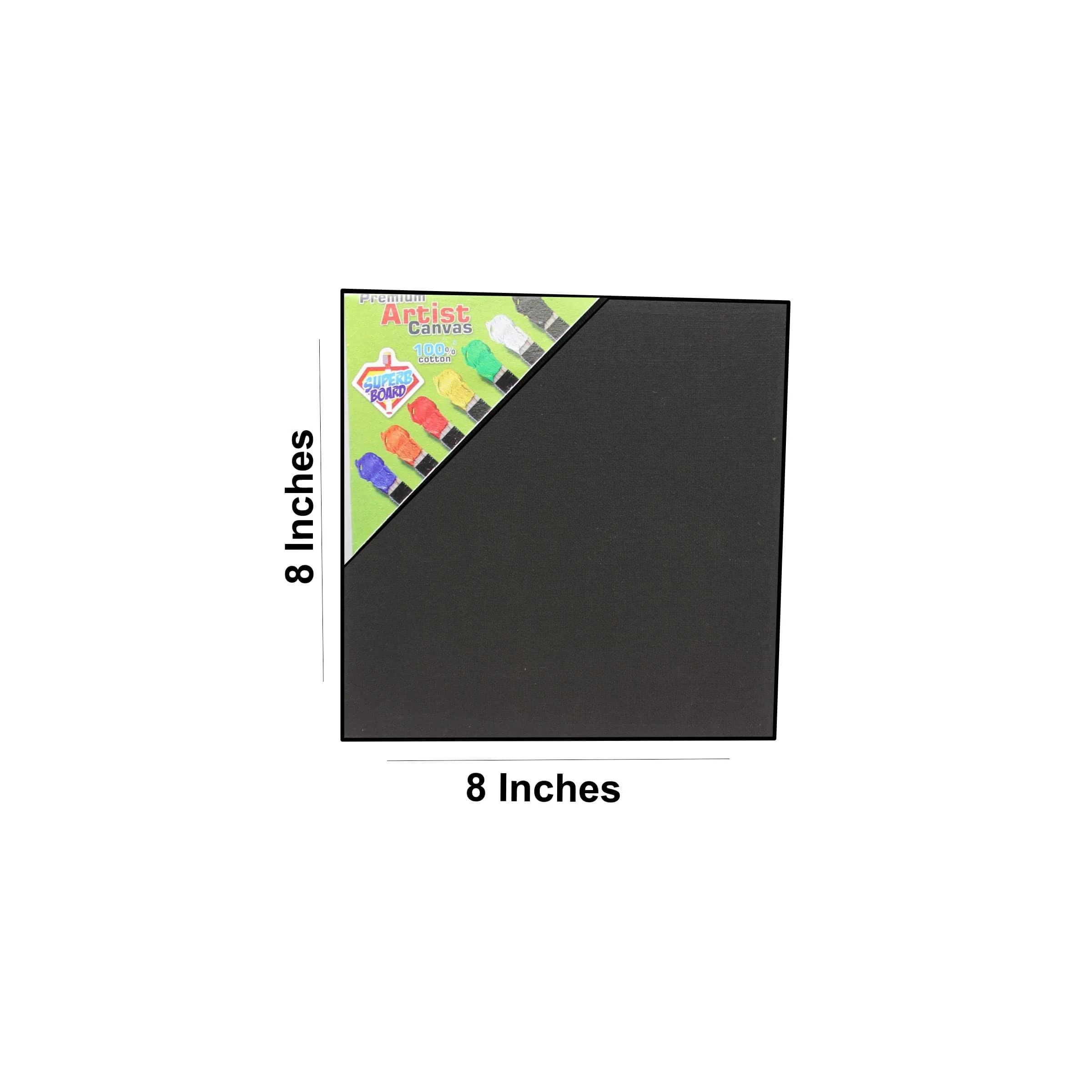 Black Canvas Board for Painting - Image 3