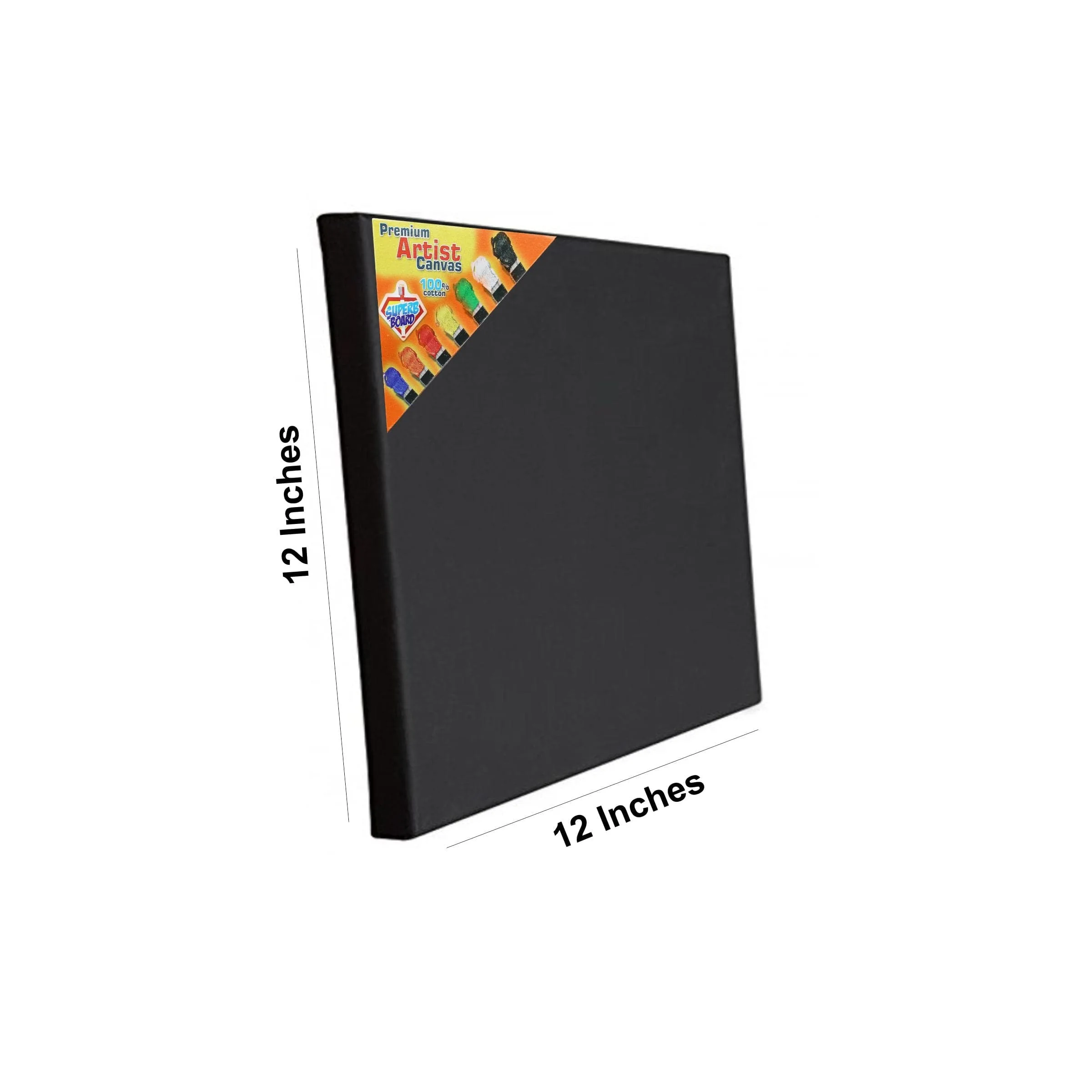 Black Canvas Board for Painting - Image 4
