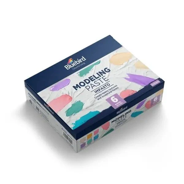Bluebird Coloured Modeling Paste 125 gm Set Of 6 - Image 2
