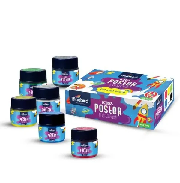 Bluebird Kids Poster Paints School Pack – 25 ml - Image 2