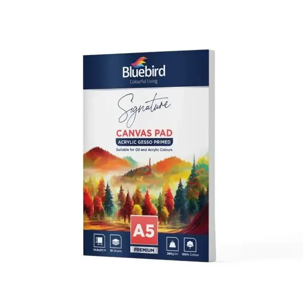 Bluebird Signature Canvas Pad – 280 gm – 10 sheets - Image 2