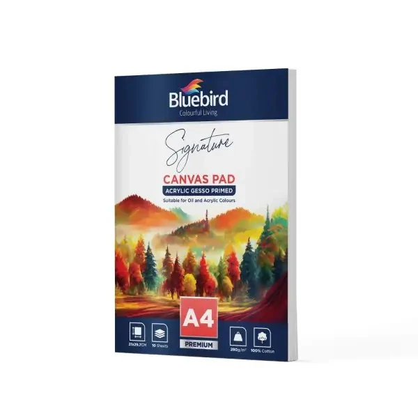 Bluebird Signature Canvas Pad – 280 gm – 10 sheets - Image 3