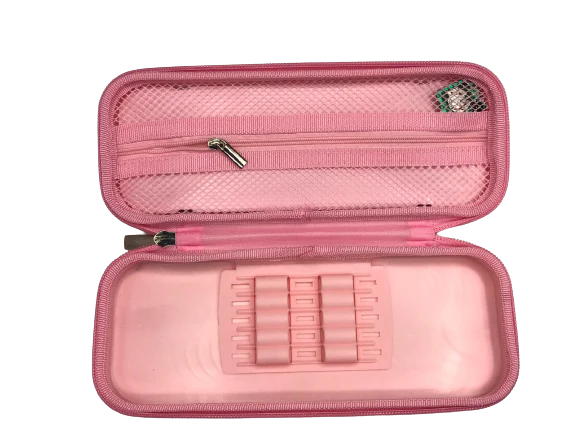 BTS Pink Pencil Pouch With Colorful LED Lights - Image 3