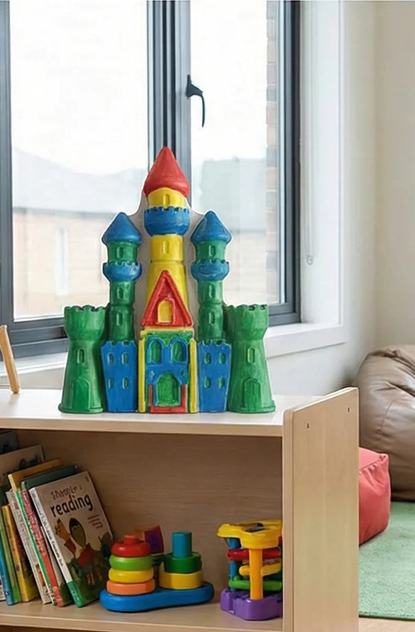 Bungalow Castle, House children's painting activity set - Image 3