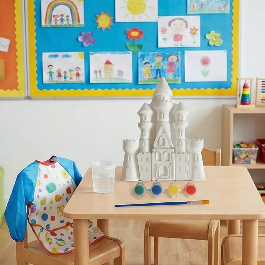 Bungalow Castle, House children's painting activity set - Image 4