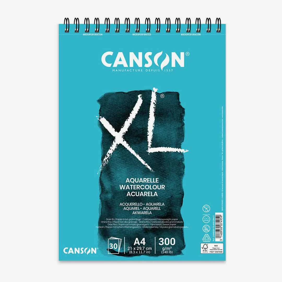 Canson XL Aquarelle Watercolor Spiral Pad - Image 5