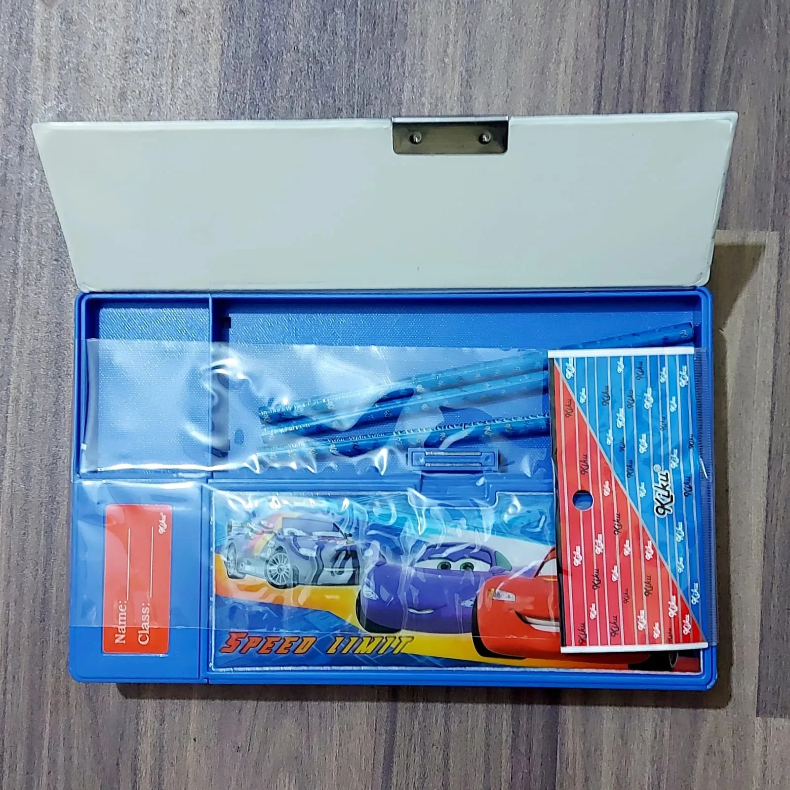 Cars Jumbo Kids Plastic Multi-Purpose Gadget Pencil Box with Calculator - Image 2