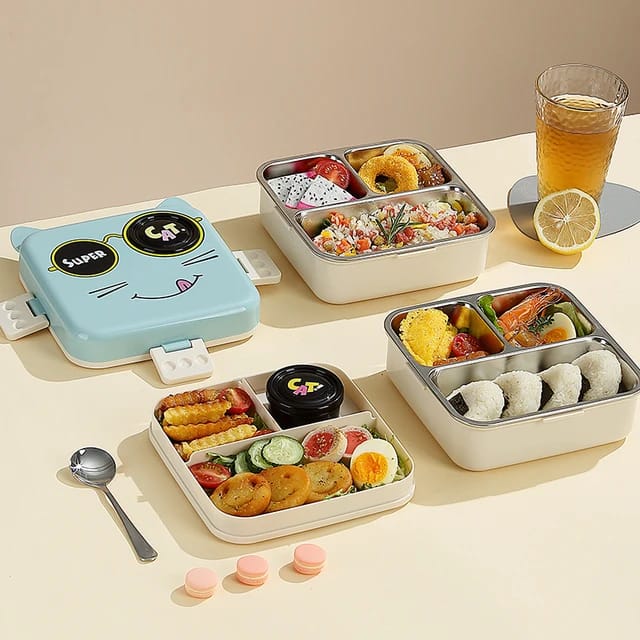 Cat Eye Stainless Steel Lunch Box - Image 2