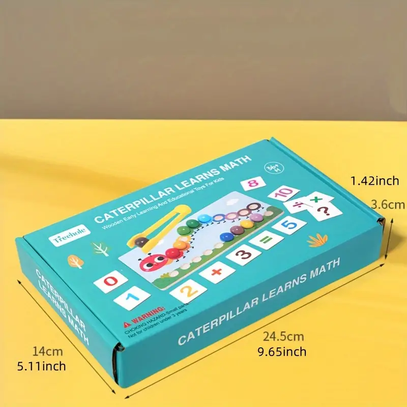 Caterpillar Science Math Early Educational Puzzle - Image 5
