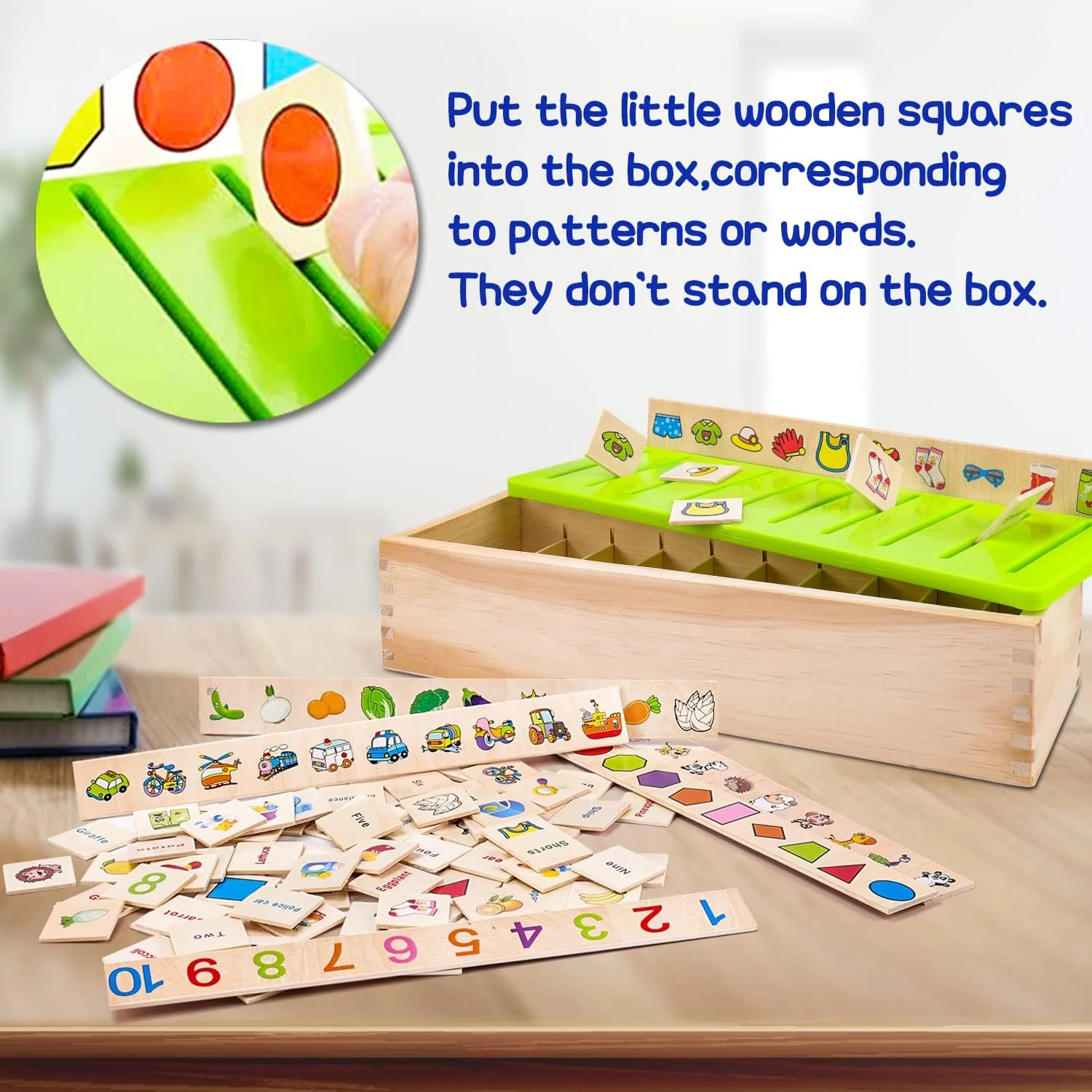 Children’s Educational Toy Early Learning Knowledge Classification Box - Image 6