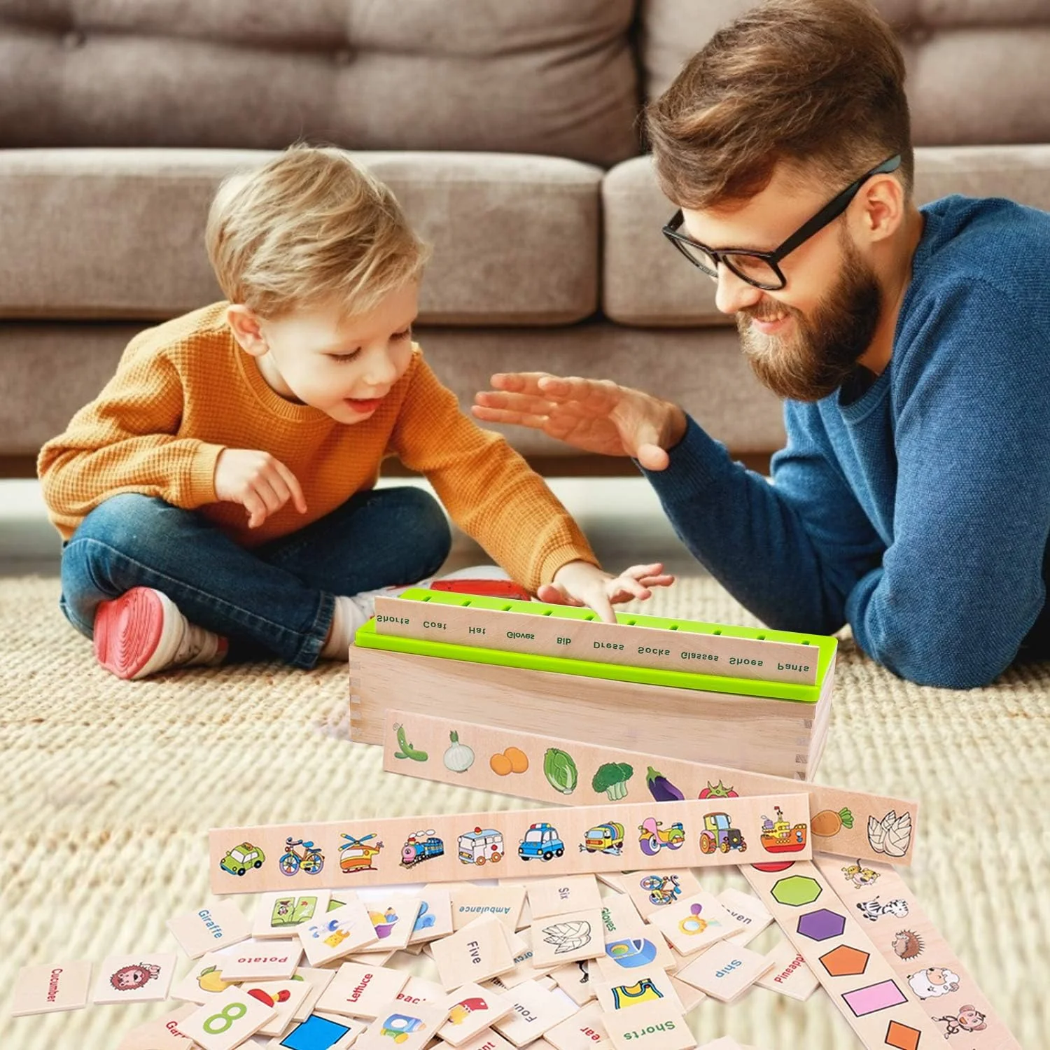 Children’s Educational Toy Early Learning Knowledge Classification Box - Image 7
