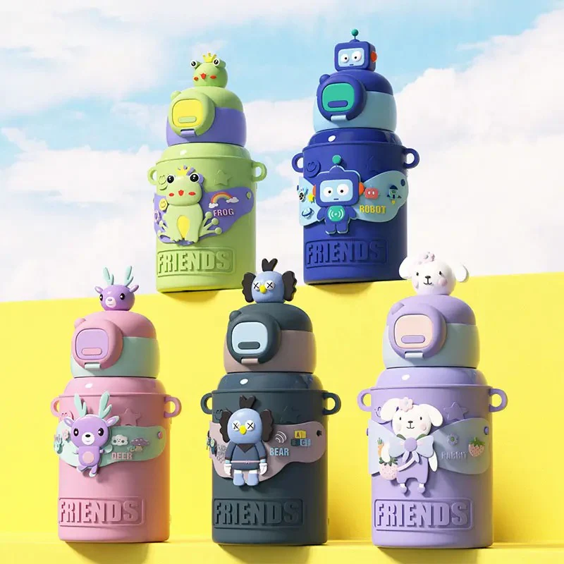 children's Doll Thermal Insulated Vacuum Flask Water Bottel 450ml - Image 2