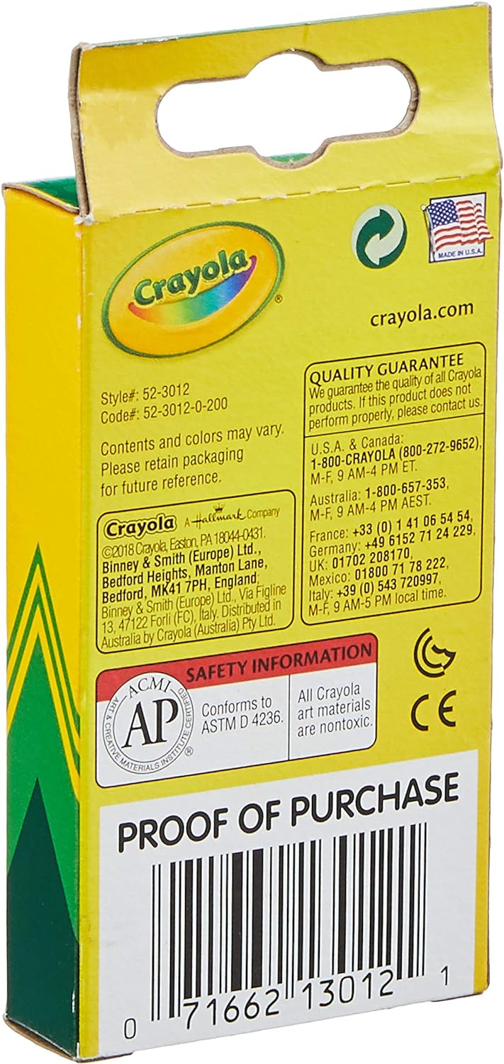 Crayola Multicolor Crayons Pack of 12 523012 - Image 3
