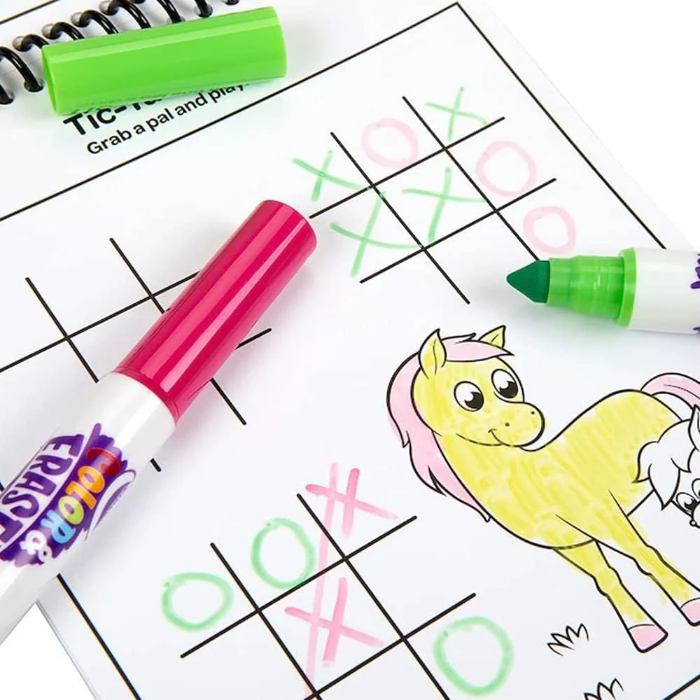 Crayola On the Farm Color and Erase Reusable Activity Pad with Markers 811492 - Image 5