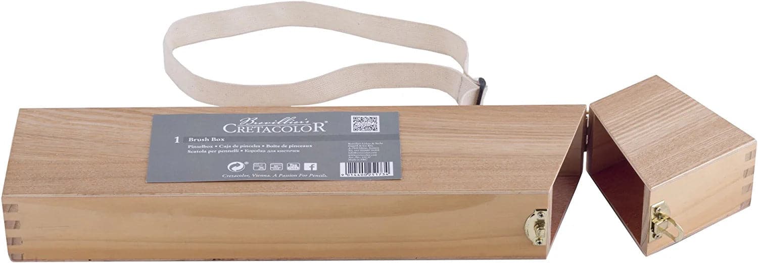 Cretacolor Wooden Brush Holder Box - Image 2