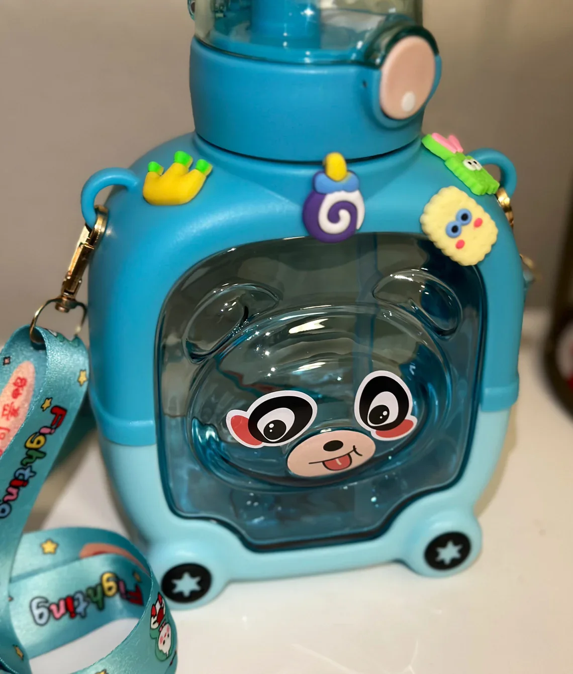 Cute Bear Water Bottle for Kids 1000ml - Image 5