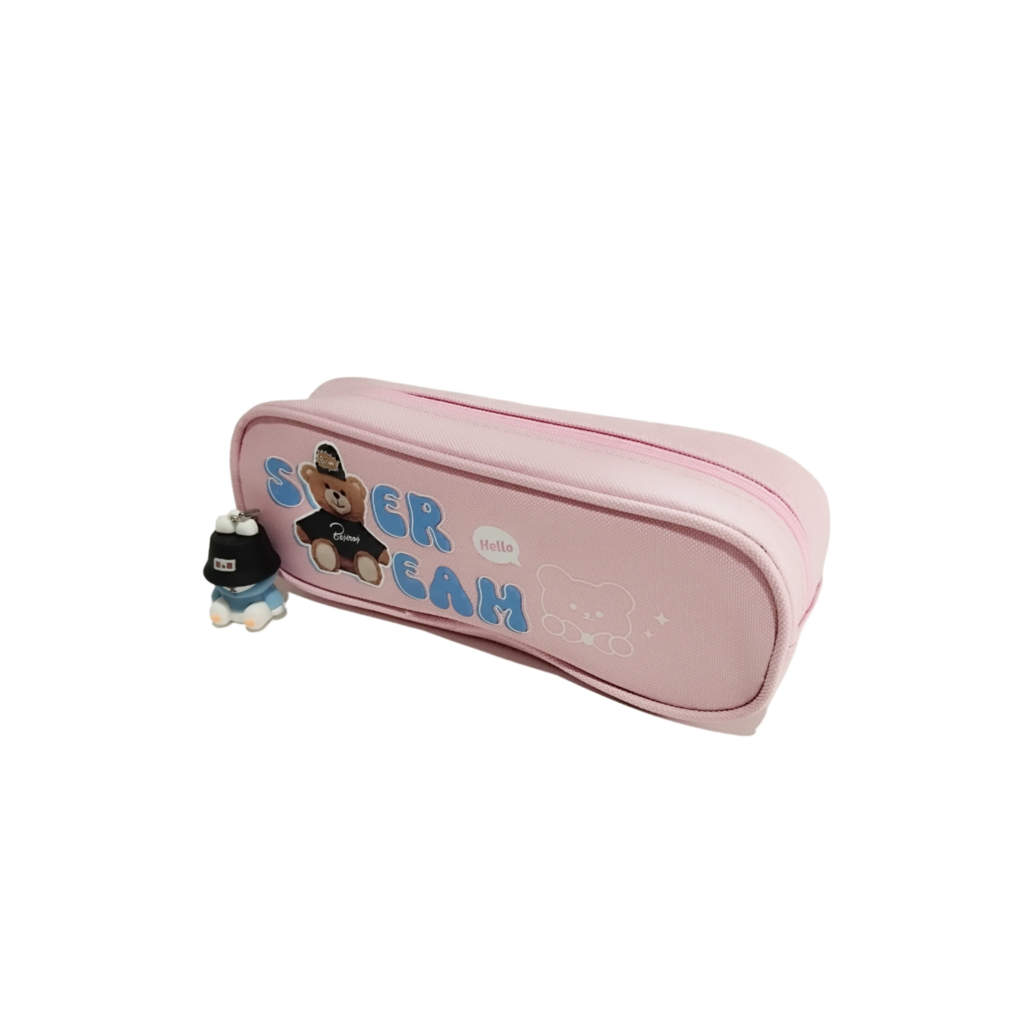 Cute Cartoon Bear Geometry Pouch for Kids - Image 5