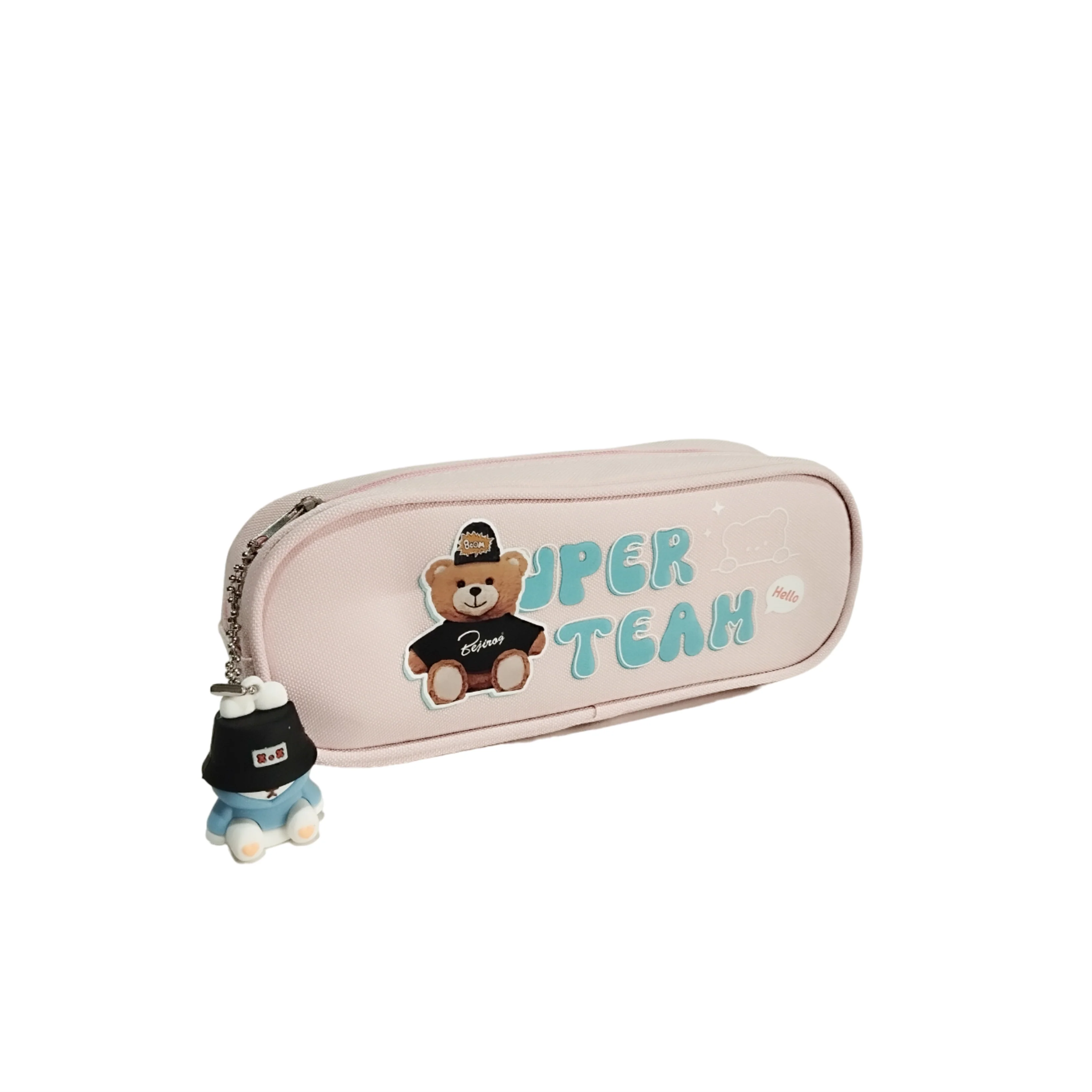 Cute Cartoon Bear Geometry Pouch for Kids - Image 6