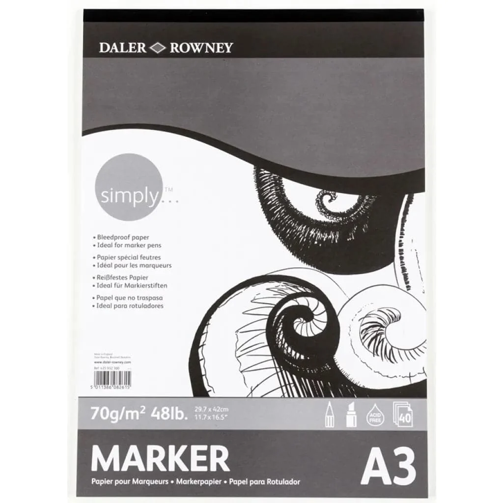 Daler Rowney Simply Marker Pad - Image 2