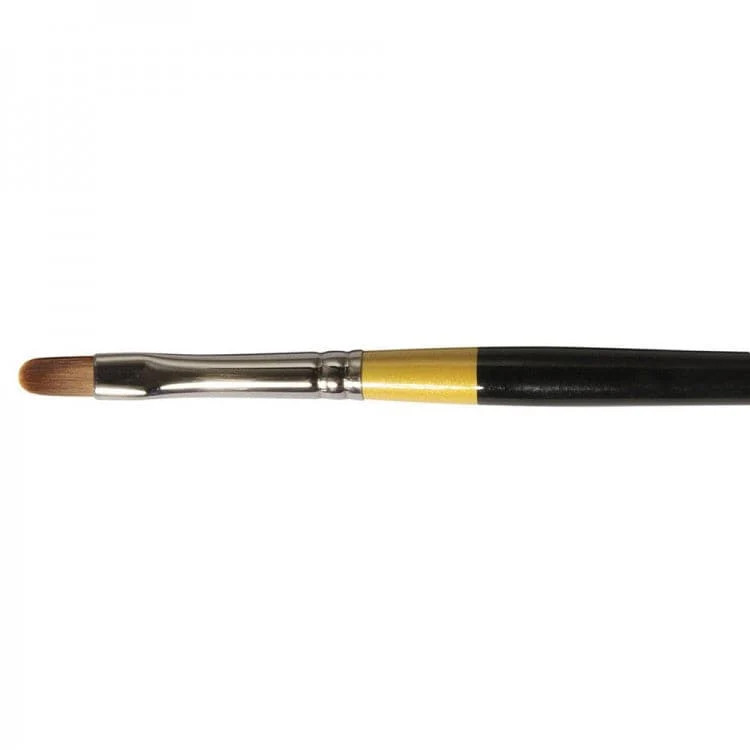 Daler Rowney System 3 Long Handle Filbert Brush 1pc - Image 4