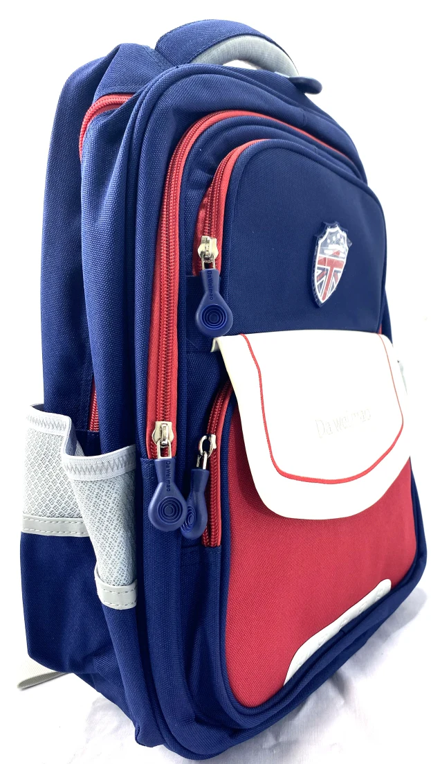 Daweimao Kids' Backpack – Stylish, Durable, Multi-Pocket, Waterproof, School Bag for Boys & Girls with UK Badge Design - Image 3