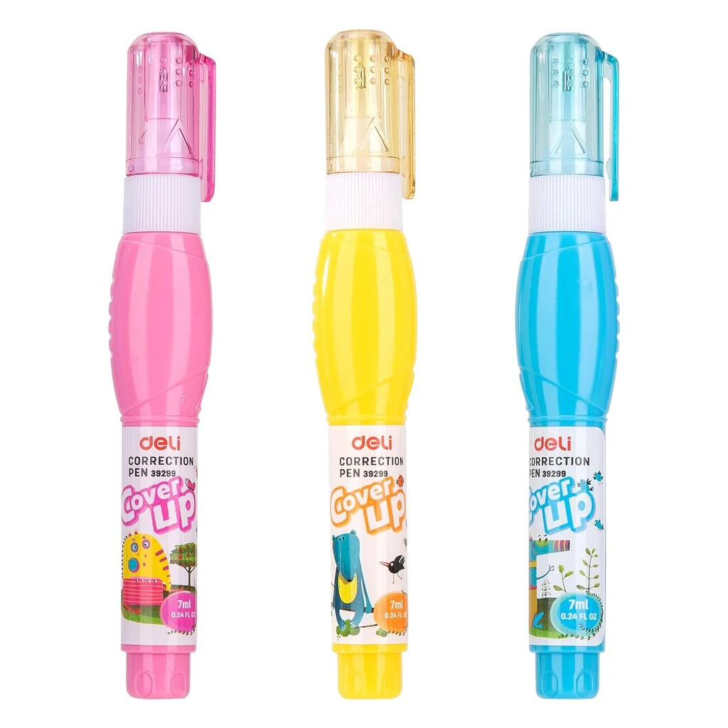 Deli Cover Up Correction Pen 7ml 39299 1pc - Image 3