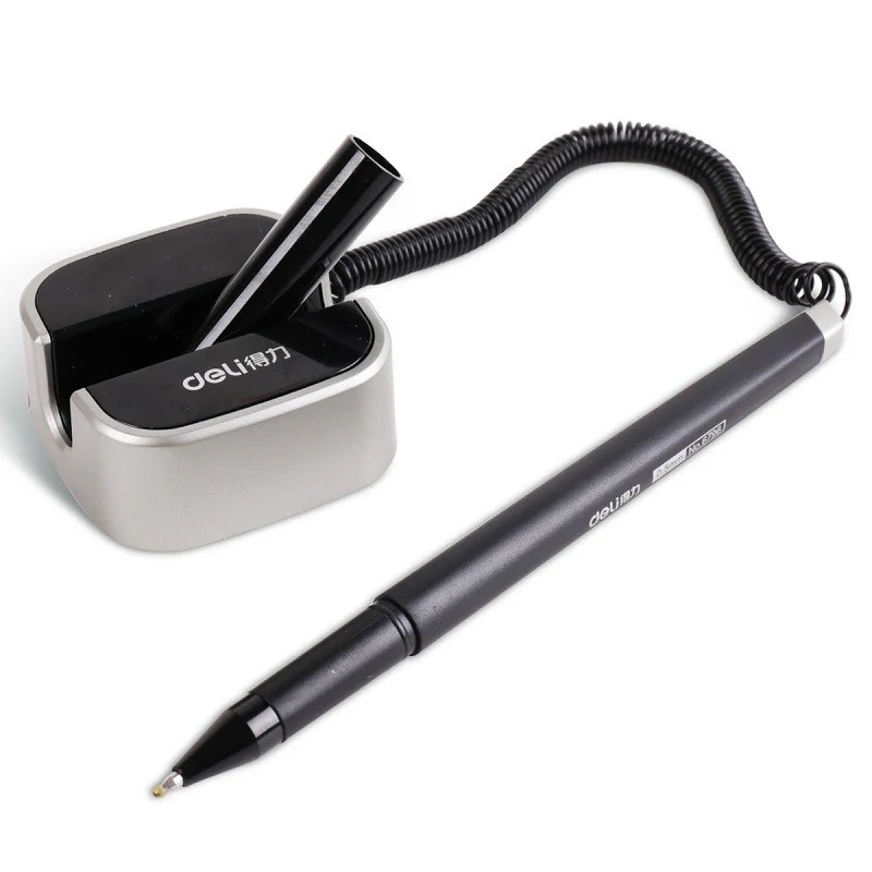 Deli Desk Pen Stand Tabletop Desk Ballpoint Pen E6797 - Image 2