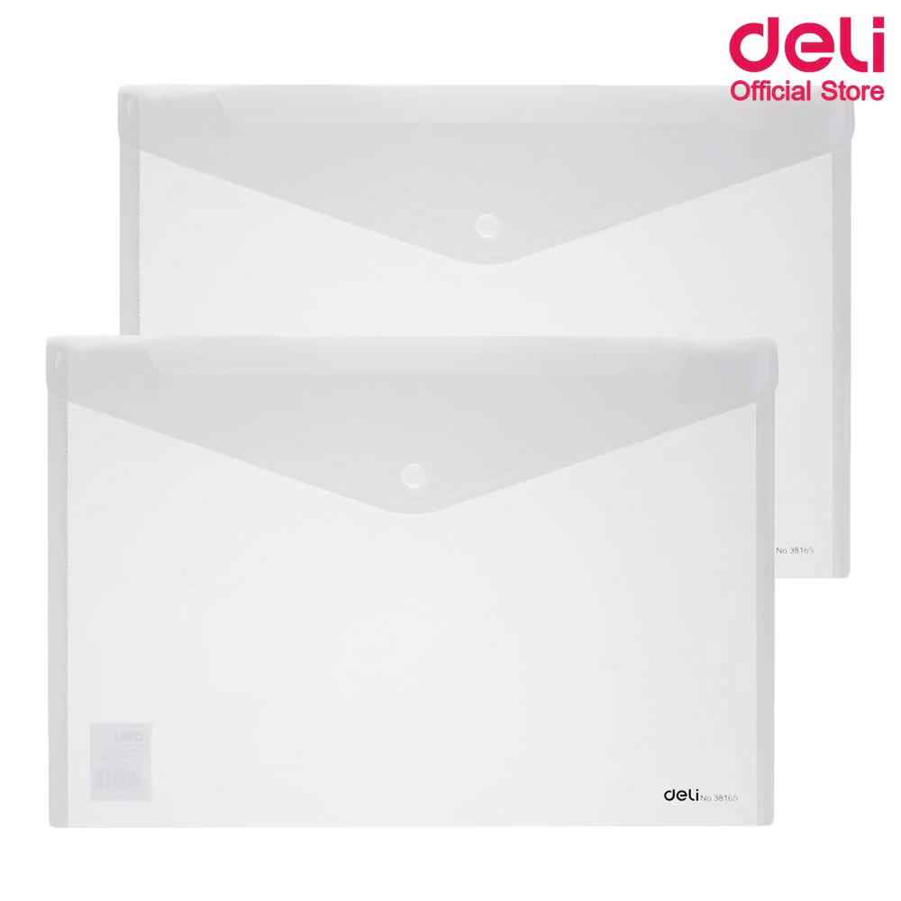 Deli File Bag Translucent E38165 Pack Of 12