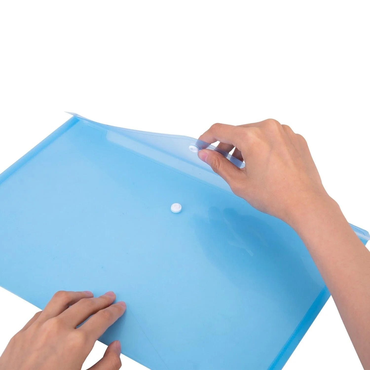 Deli File Bag Translucent E38165 Pack Of 12 - Image 2