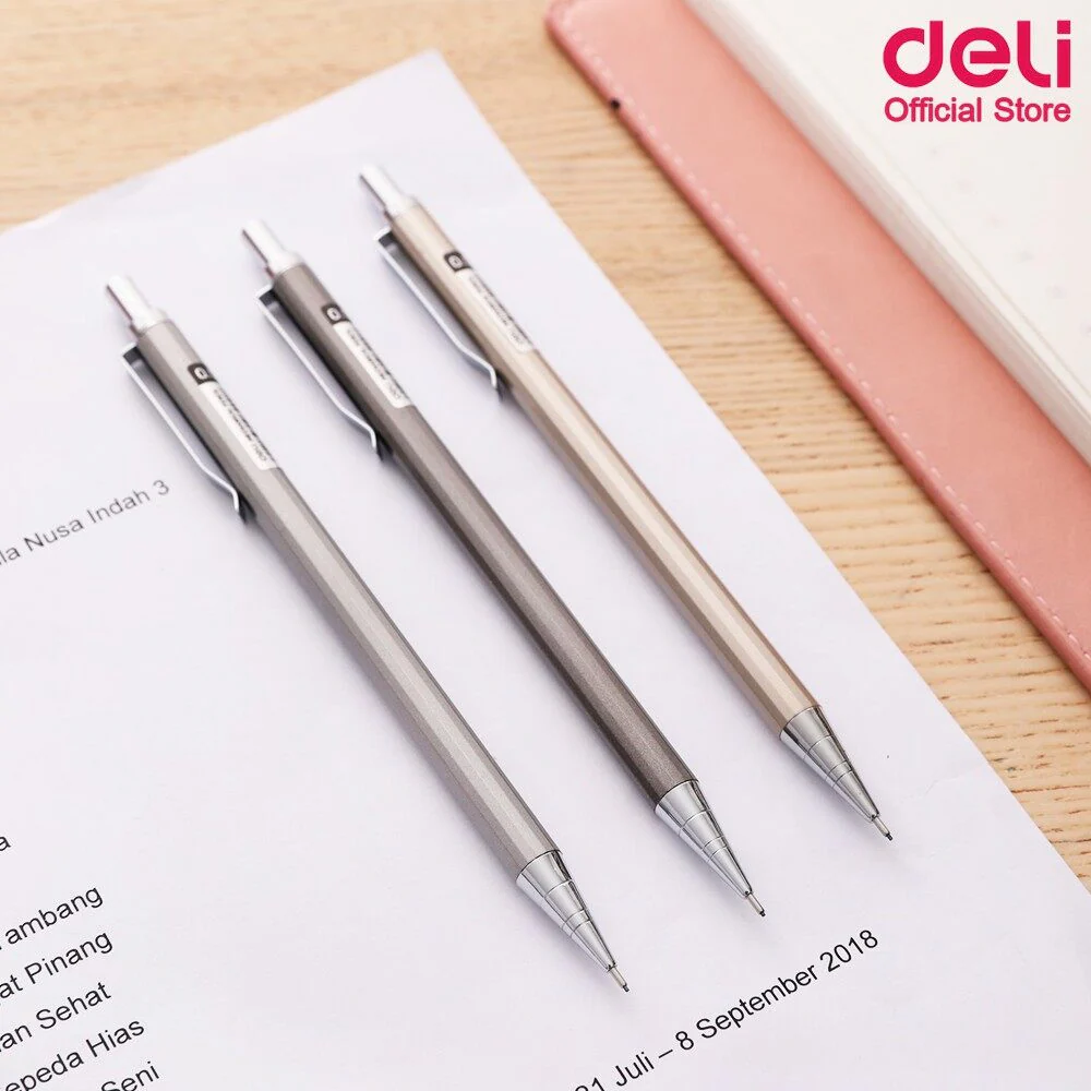 Deli Metal Mechanical Pencil 0.5mm E6490 - Image 2