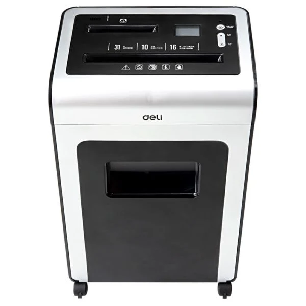 Deli Paper Shredder 16 Sheets Shred Size 4*40Mm 31L Bin With Lcd E9917-EU - Image 3