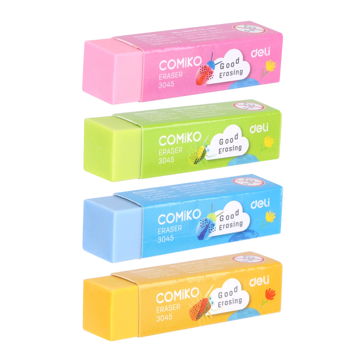 Deli Student Eraser Multi Color E3045 1Pc