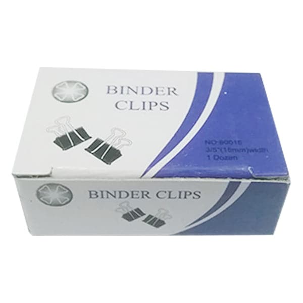Diamond Binder Clips Black Pack of 12 - Image 4