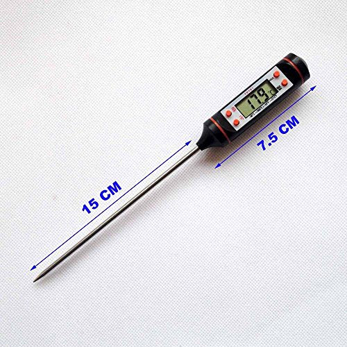 Digital Probe Thermometer -50°C to +300°C – LCD Cooking, BBQ & Resin Temperature Meter - Image 3