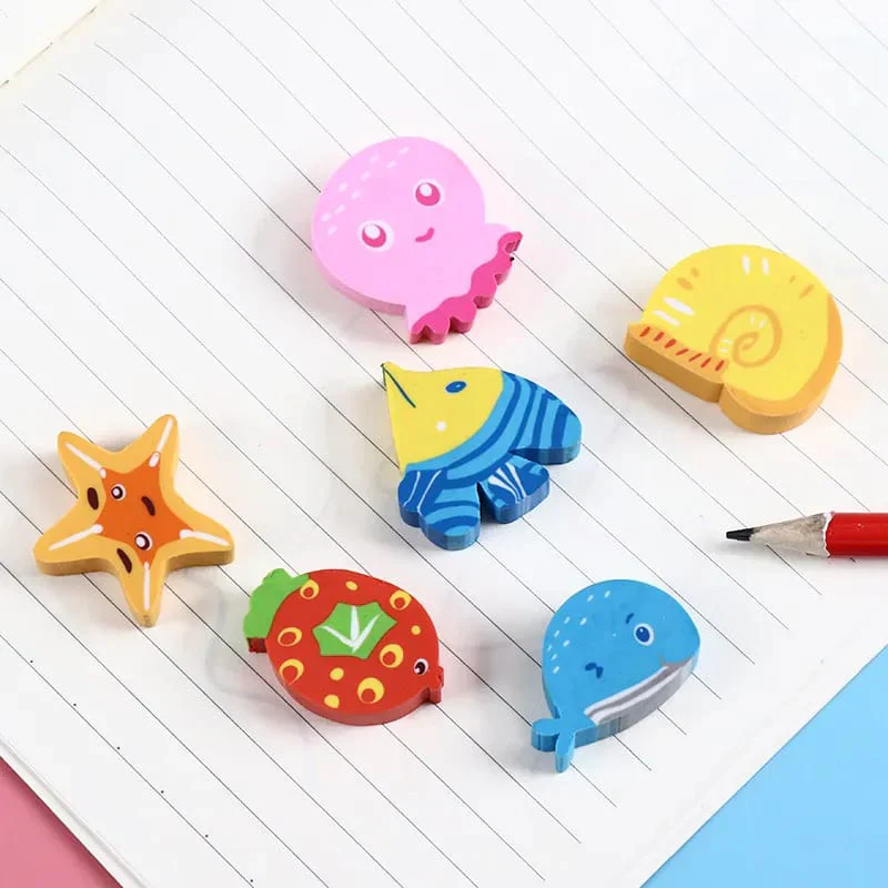 Dream Sea Animals Eraser Set of 6 - Image 2