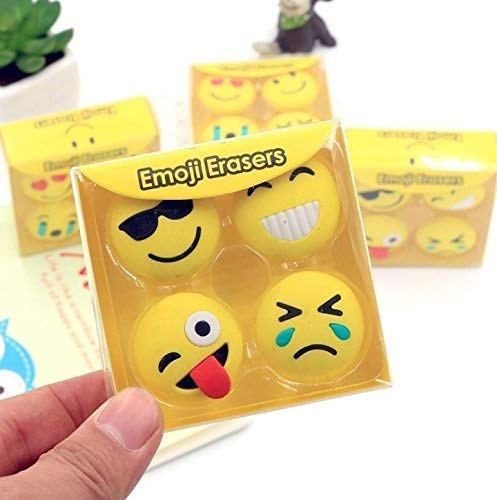 Emoji Eraser 4pcs Set (8406) - Image 2