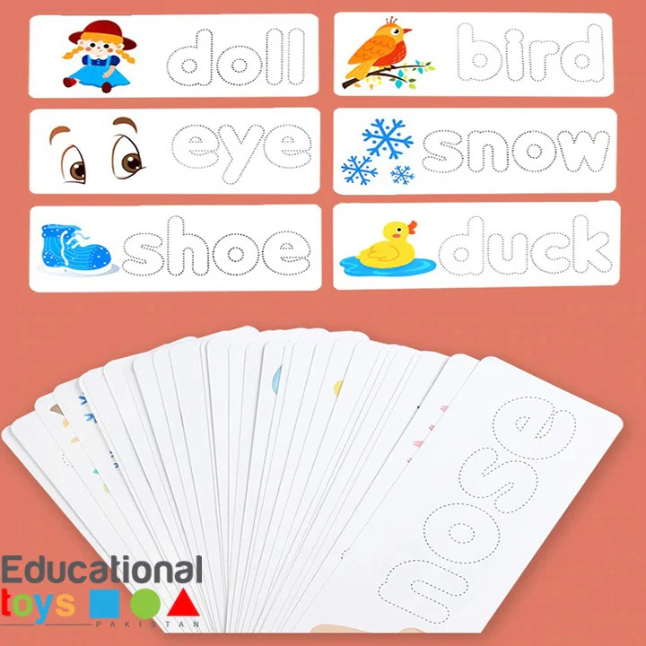 English Letter Learning Cards with Alphabet Pegs - Image 4