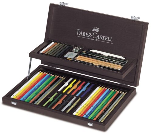 Faber Castell Art & Graphic Compendium Wooden Case 53pcs (This item is in stock. If you’d like to order, please contact us on WhatsApp. Orders are placed there, and payment must be made in advance) - Image 3