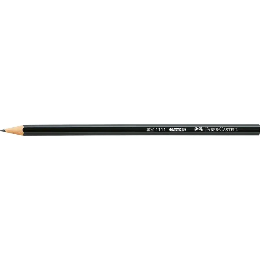 Faber Castell Black Matt Graphite Pencil HB 1111 Pack of 12 (This item is in stock. If you’d like to order, please contact us on WhatsApp. Orders are placed there, and payment must be made in advance) - Image 2