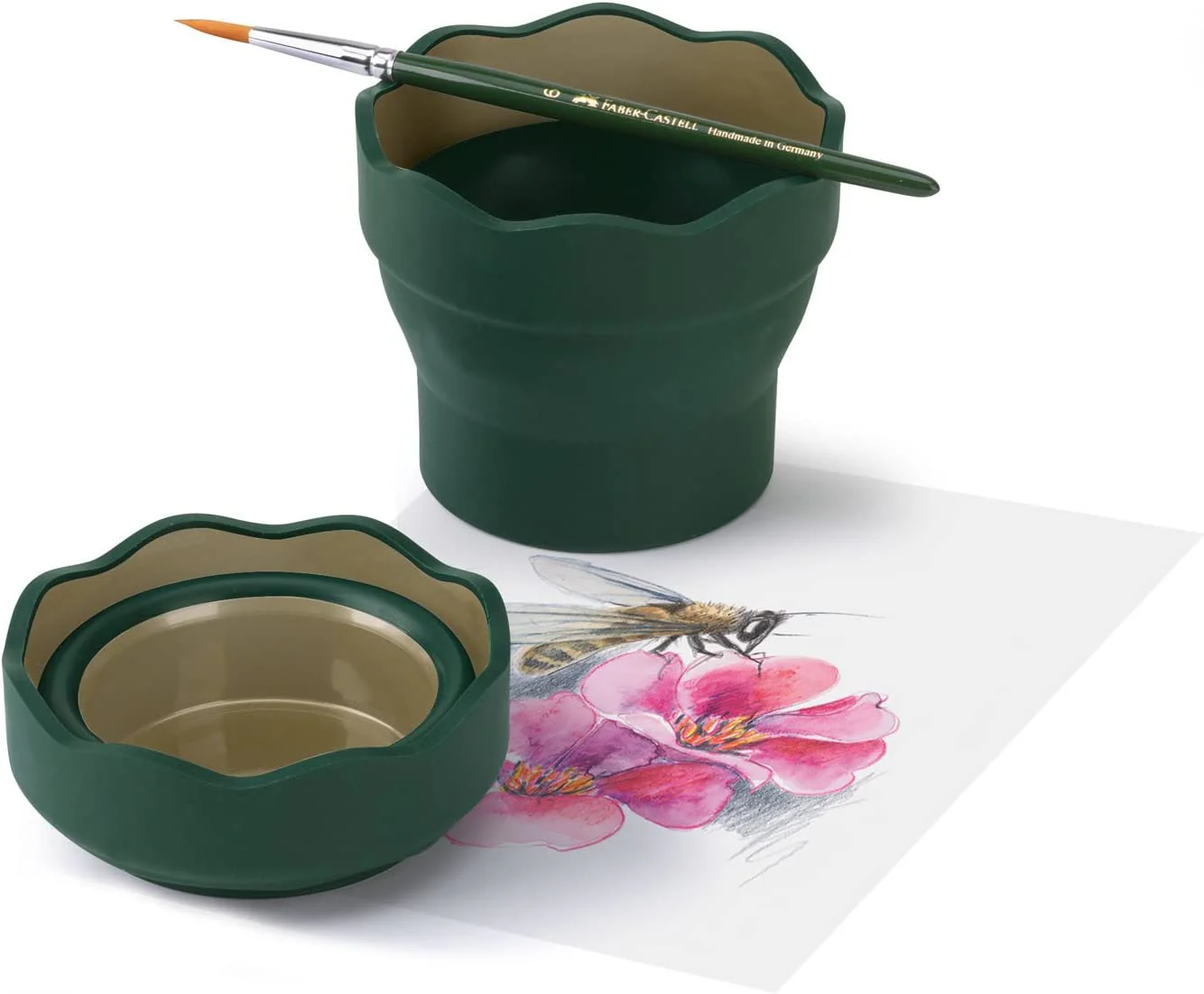 Faber Castell Clic & Go Green Artist Water Cup - Image 2