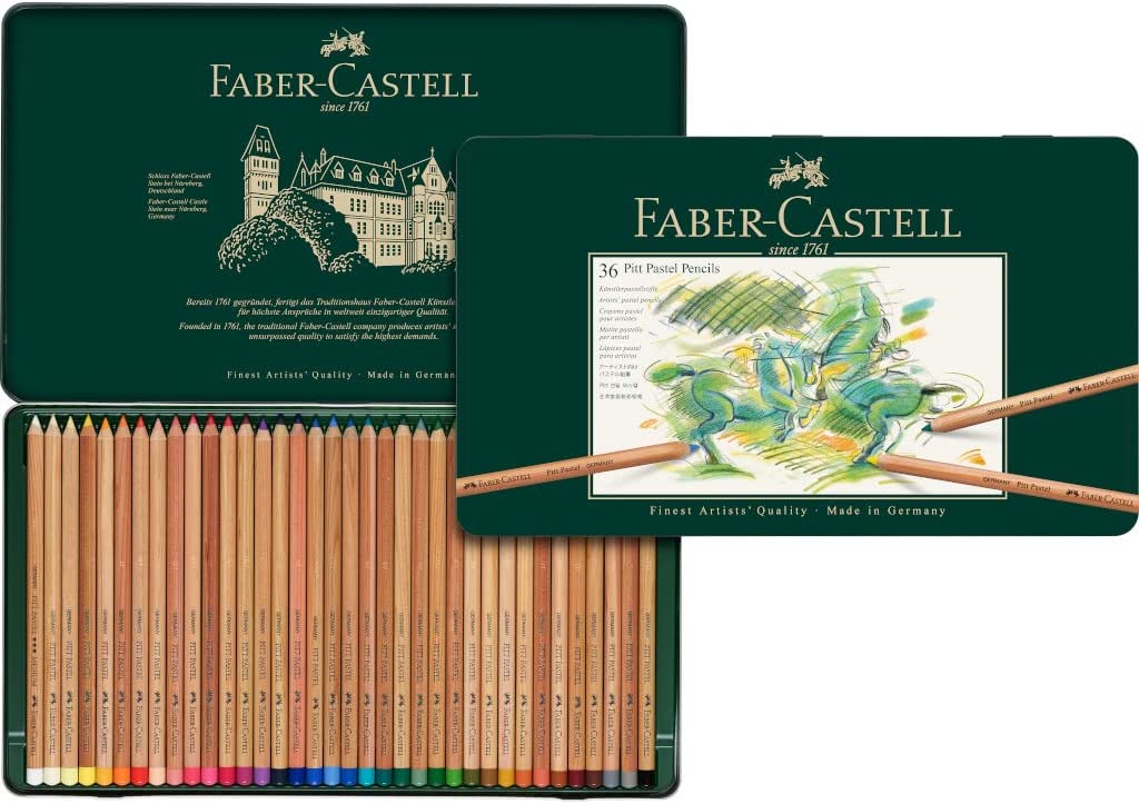 Faber Castell Pitt Pastel Pencil Tin Set - Image 3