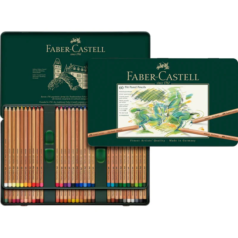 Faber Castell Pitt Pastel Pencil Tin Set - Image 4
