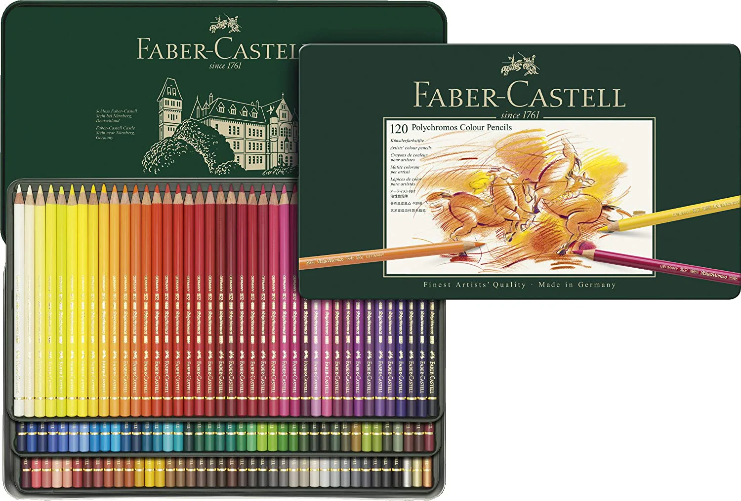 Faber Castell Polychromos Color Pencils Tin Set - Image 5
